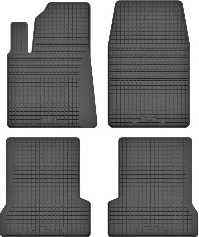 Fußmatten Vorne, Hinten 4er Set für Ford Fusion 2002-2012 JU Gummi Gumimatten von fussmattenheld