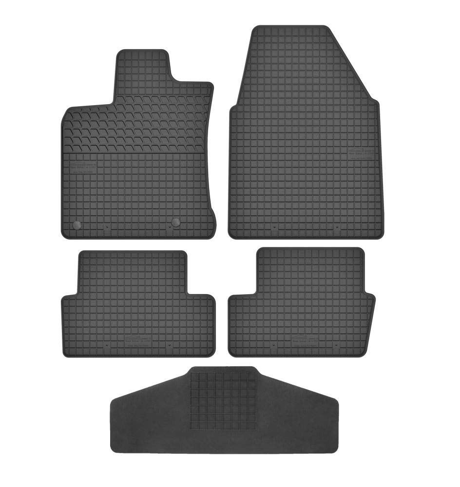 Fußmatten vorne 2er Set für Nissan Qashqai 1 2006-2013 J10 Gummi Gummimatten von fussmattenheld