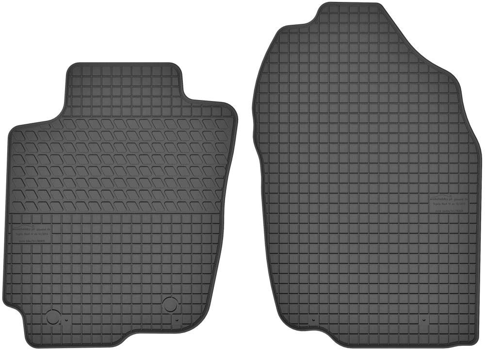 Fußmatten vorne 2er Set für Toyota RAV4 4 2013-2018 Gummi Gummimatten von fussmattenheld