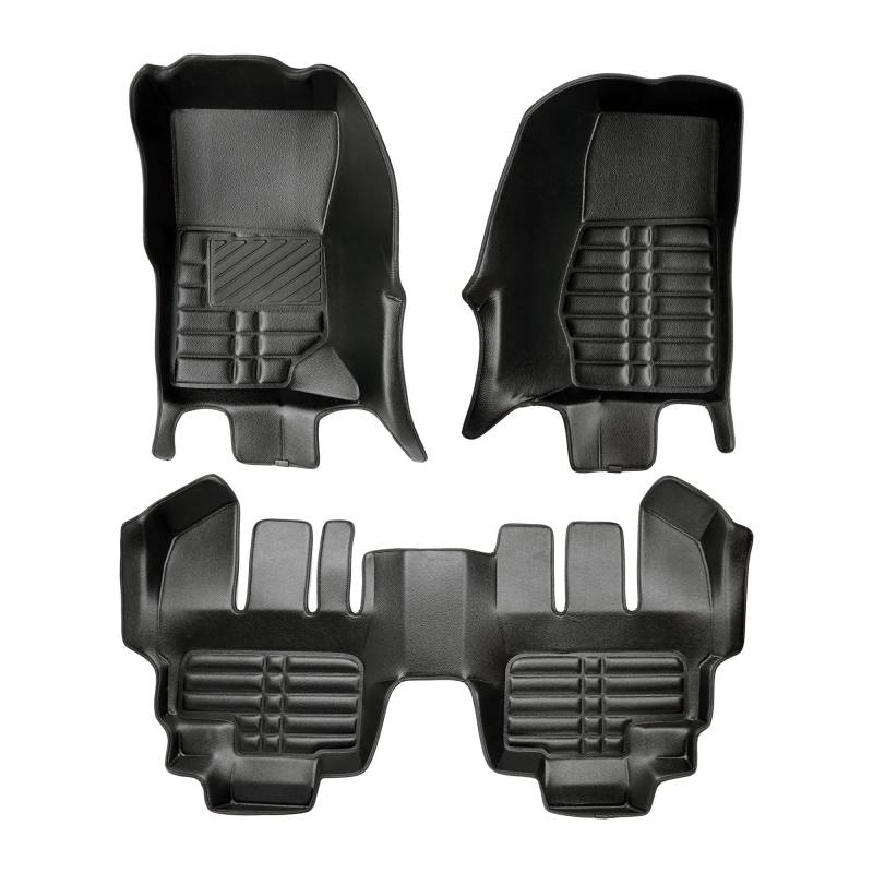 fussmattenprofi.com Auto Fussmatten Kompatibel mit Jeep Wrangler JK (4 Türig) Baujahr 2006-2018 I 100% Passgenau Geruchlos Allwetter Fussraumschale I 5D Premium TPE Fußmatten Set von fussmattenprofi.com