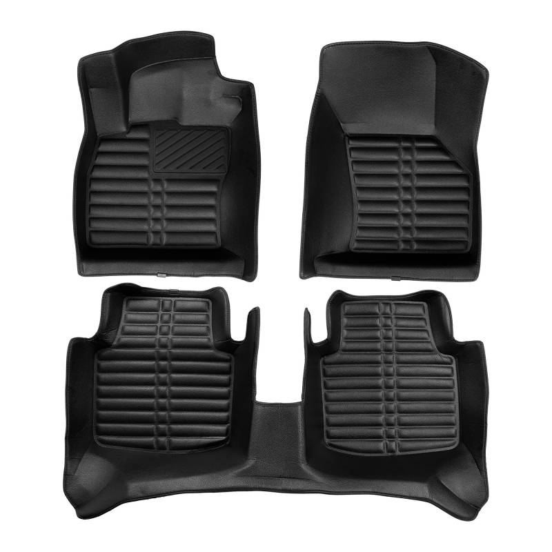 fussmattenprofi.com 5D Premium Fussmatten Für VW Passat B6 Baujahr 2005-2010 I 100% Passgenau | Geruchlos Allwetter Leder Fußmatten Set von fussmattenprofi.com