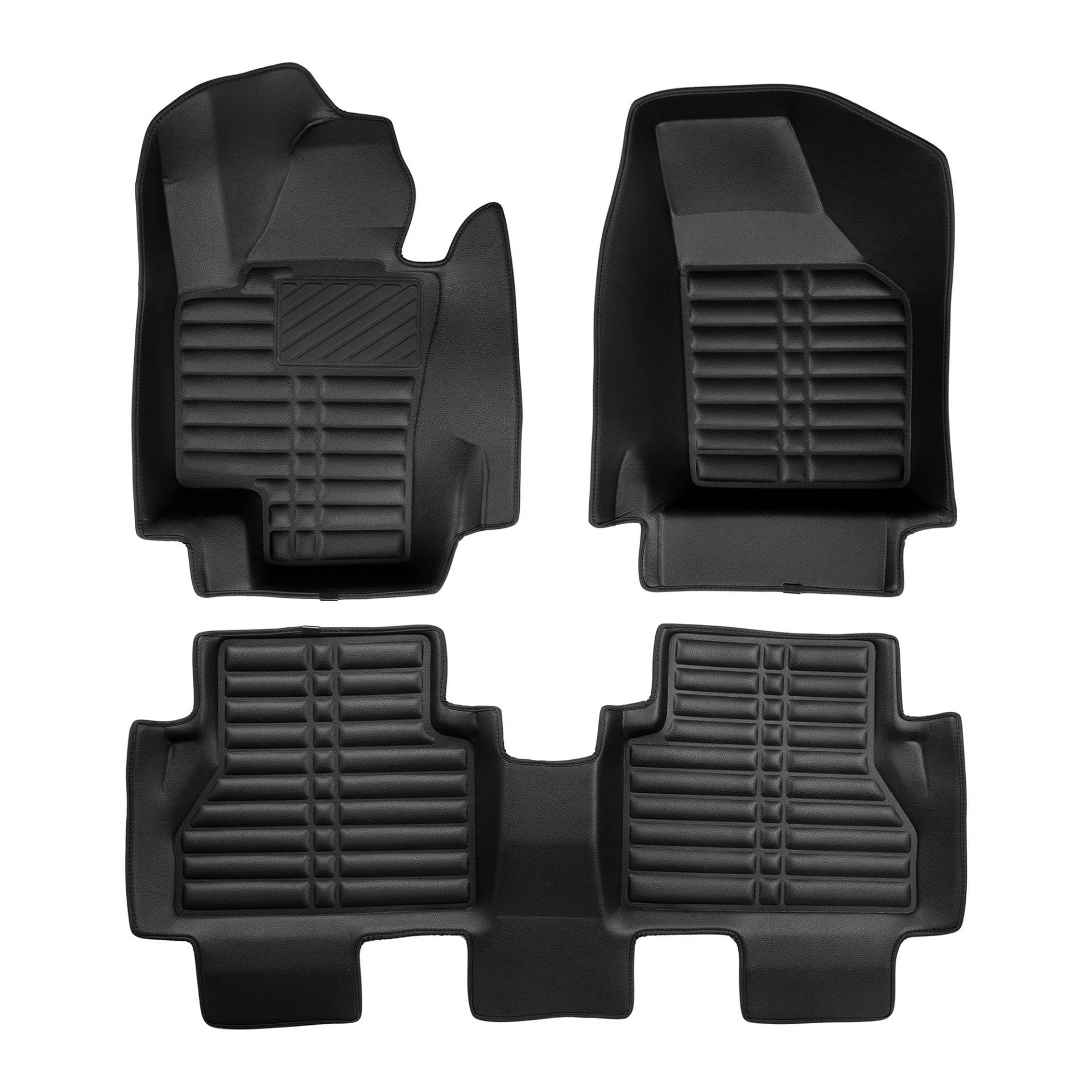 fussmattenprofi.com Auto Fussmatten für VW Sharan 7n | Sharan 5 Sitze Baujahr ab 2010 I 100% Passgenau Geruchlos Allwetter Fussraumschale I 5D Premium TPE Fußmatten Set von fussmattenprofi.com