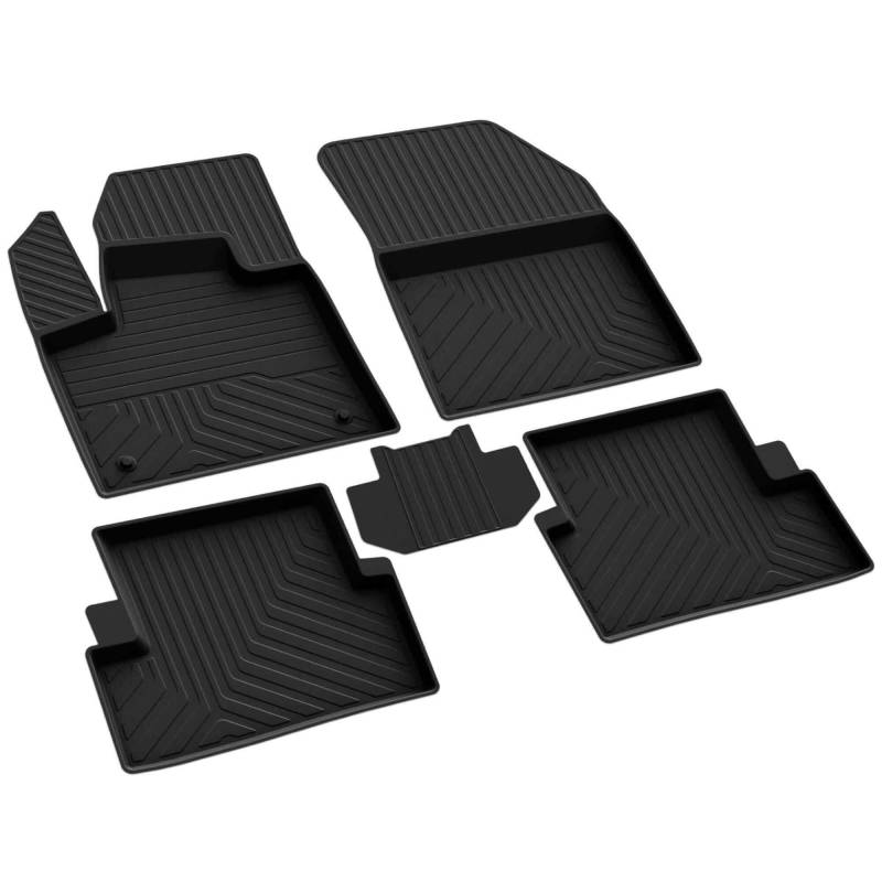 fussmattenprofi.com 4D Premium Gummi Auto Fussmatten Set Passend für Mercedes X Class Baujahr ab 2018 I 100% Passgenau Geruchlos Allwetter Automatten Car Mat ISO 9001:2008 von fussmattenprofi.com