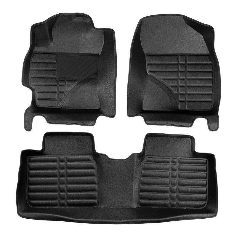 fussmattenprofi.com Auto Fussmatten Kompatibel mit Toyota Yaris Baujahr 2010-2020 I 100% Passgenau Geruchlos Allwetter Fussraumschale I 5D Premium TPE Fußmatten Set von fussmattenprofi.com