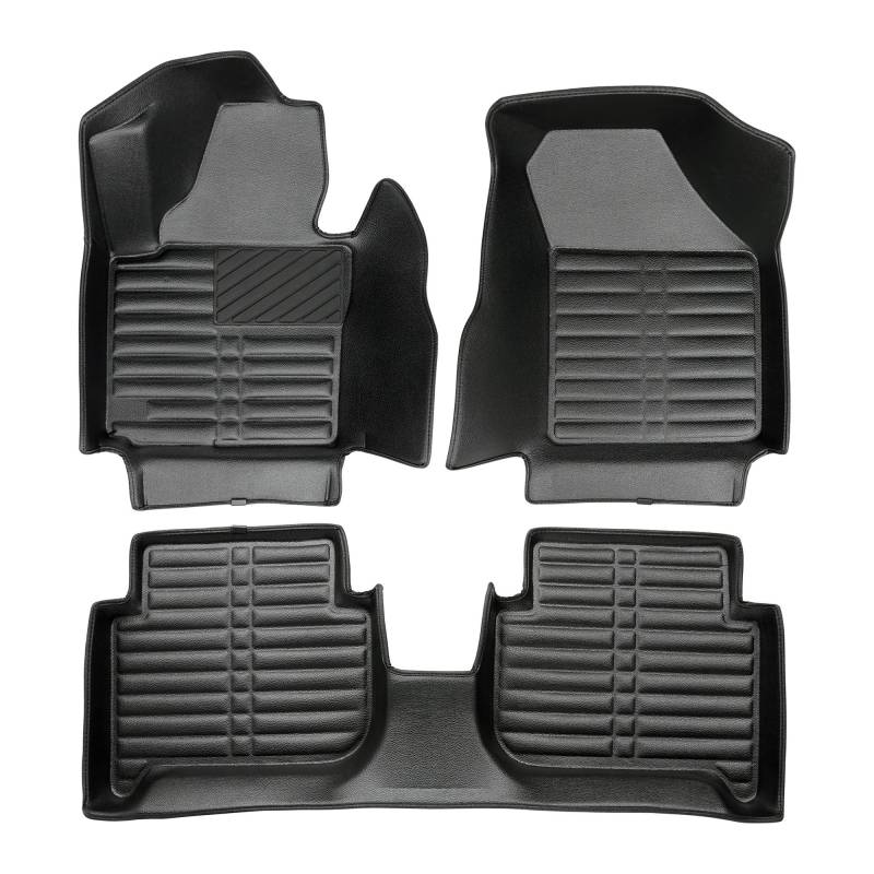 fussmattenprofi.com Auto Fussmatten für VW Touran (1.Gen) Baujahr 2003-2015 I 100% Passgenau Geruchlos Allwetter Fussraumschale I 5D Premium TPE Fußmatten Set von fussmattenprofi.com