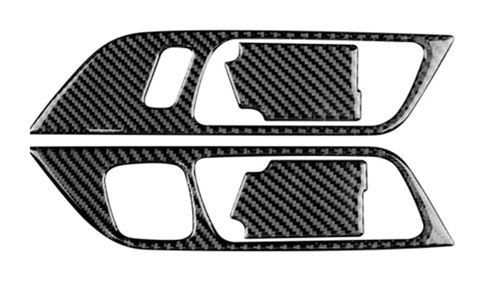 Fahrerseite Fensterschalter Armlehne Für F&ord Für Mustang 2015-2022 Autotür Innengriff Tür Schüssel Abdeckung Rahmen Aufkleber Zubehör(Whole Set B) von gangxiao