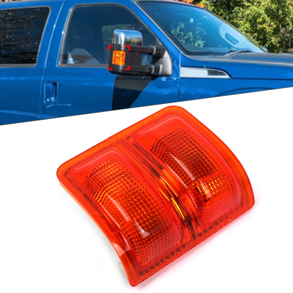 SIKUAI 1 Stück ABS Bernsteinglas Abschleppspiegel Blinker Seitenspiegel Markierung 7C3Z13776A/B/C Rechts Für F250 F350 F450 F550 Super Duty 08-2016 von generic