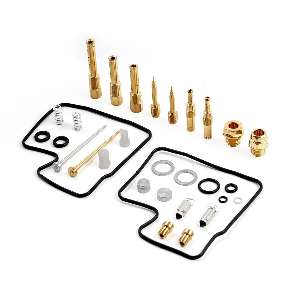 SIKUAI 2er Set Vergaser Reparatursätze Vergaserreparatur Messing, Gummi Für Shadow 1100 VT1100C 1989-1994 von generic