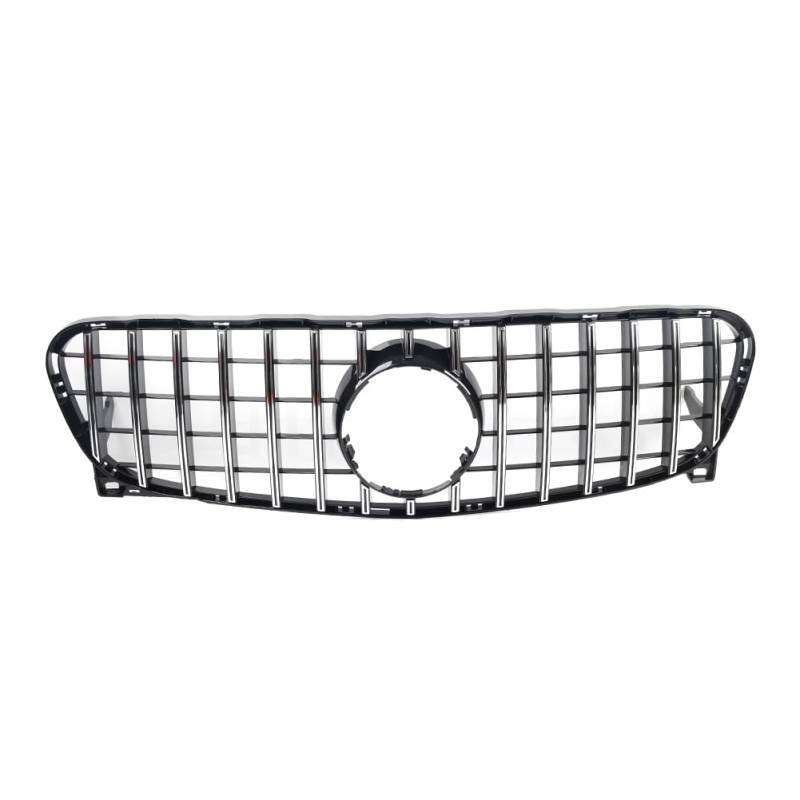 SIKUAI Auto Vorderen Stoßfänger GTR Stil Mesh Grille Grill Für GLA Klasse X156 GLA180 GLA250 GLA200 2014-2016 ABS Chrom von generic