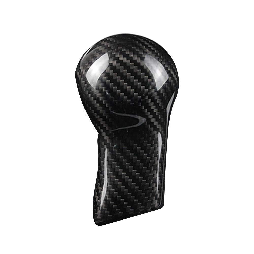 SIKUAI Automative Gear Shift Knob Head Sticker Cover Protector for Chevrolet Camaro 2010-2015, Carbon Fiber Black von generic