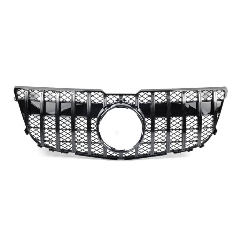 SIKUAI Frontgrill GTR Style Hood Grill Für GLK Klasse X204 Facelift GLK250 GLK300 2013-2015 ABS Schwarz von generic