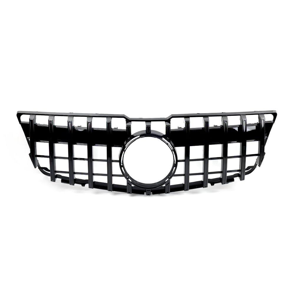 SIKUAI Frontgrill GTR Style Hood Grill Für GLK Klasse X204 GLK250 GLK350 GLK220 GLK280 2008-2012 ABS Schwarz von generic