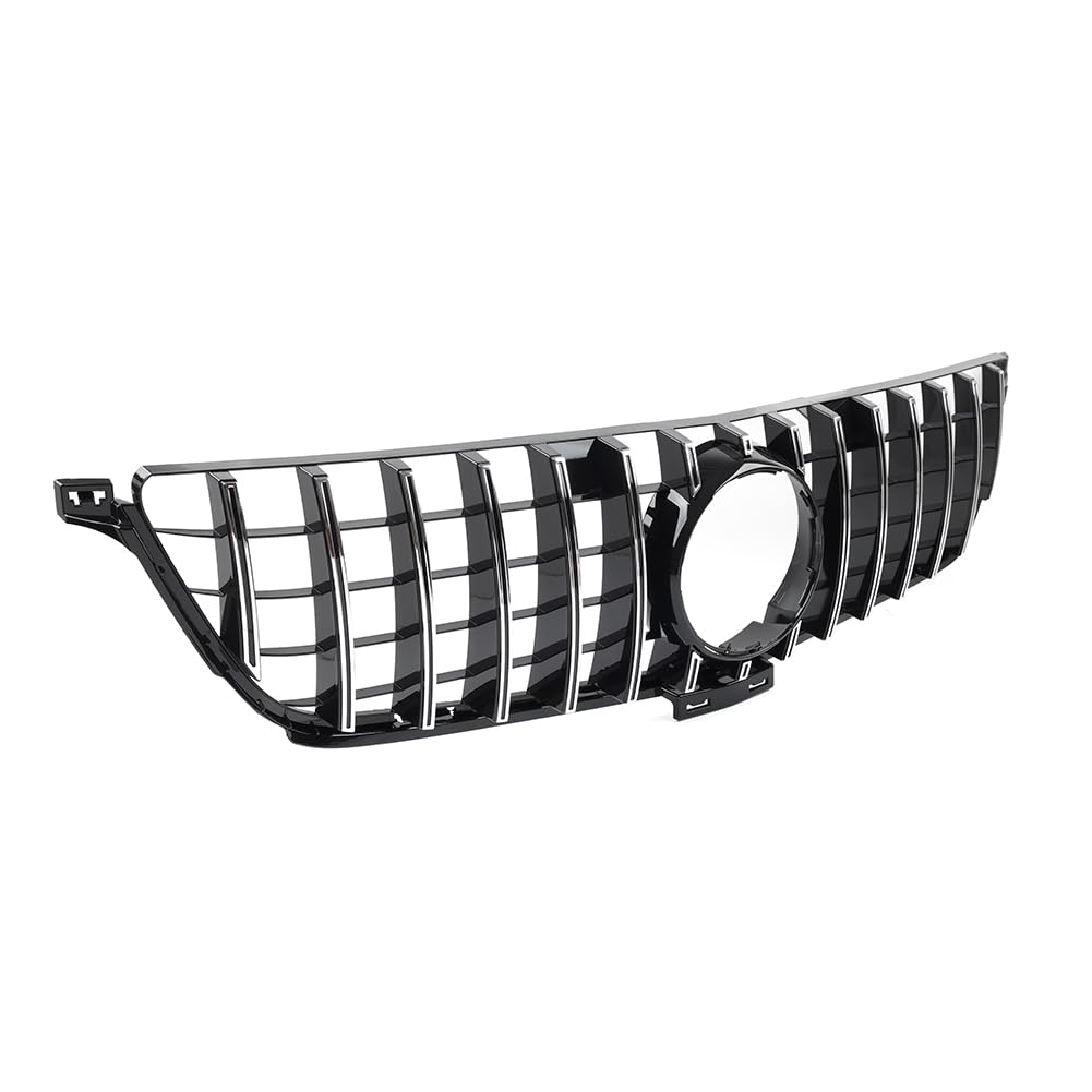 SIKUAI Frontgrill GTR Style Hood Grill Für ML Klasse W166 ML500 ML550 2012-2015 ABS Chrom von generic