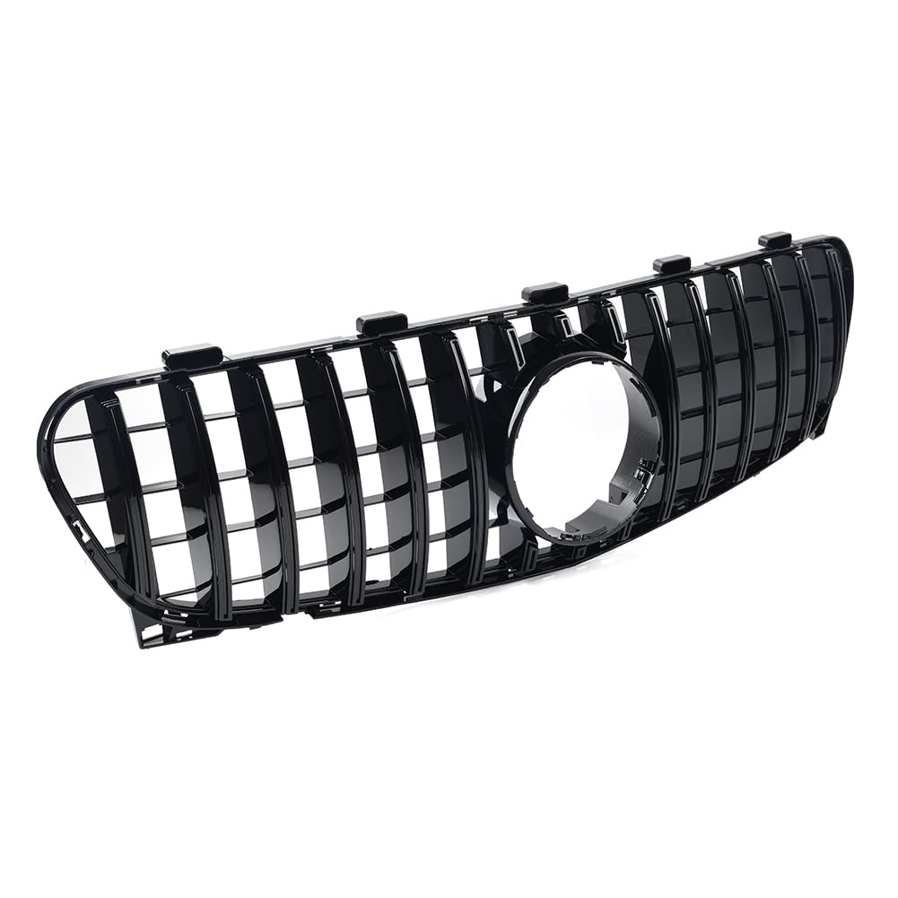 SIKUAI Frontgrill GTR Style Mesh Grill ABS Schwarz Für GLA Klasse X156 GLA180 GLA200 GLA250 2017-2020 Auto von generic