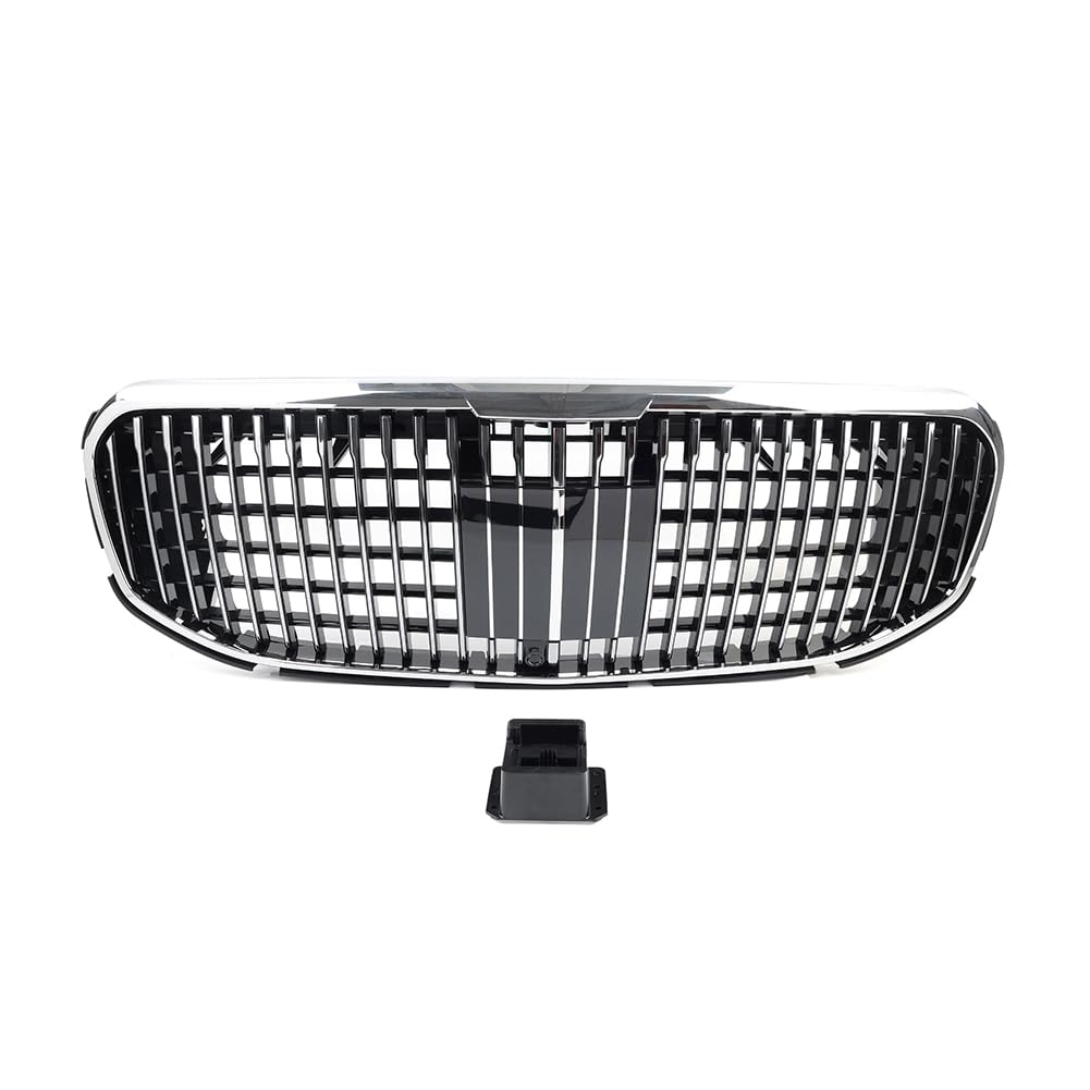 SIKUAI Frontgrill Kühlergrill Für GLS Klasse X167 GLS580 GLS450 2020-2024 ABS Chrom von generic