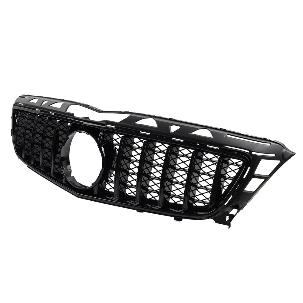 SIKUAI GTR Style Kühlergrill Stoßstange Grill Mesh ABS Schwarz Auto Für CLS Klasse W218 2011-2014 von generic