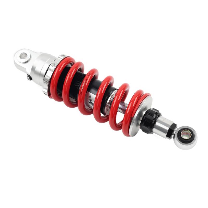 SIKUAI Motorrad 320mm Stoßdämpfer Aufhängung 13mm Feder Aluminium Rot Für Universal von generic