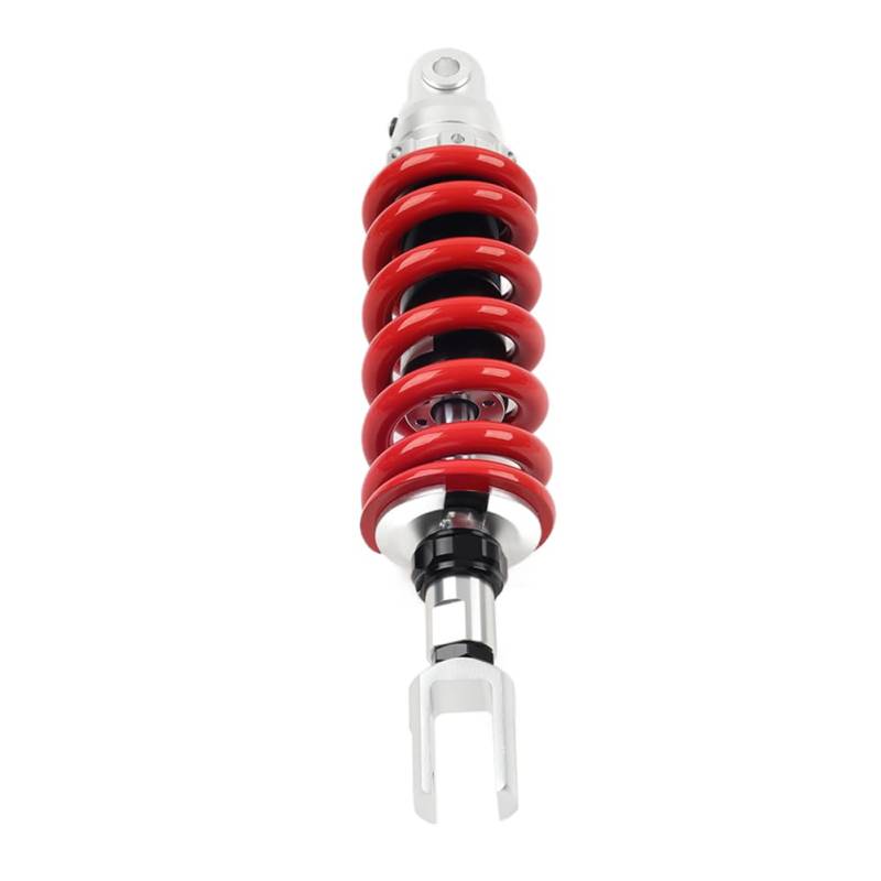 SIKUAI Motorrad 345mm Stoßdämpfer Federgabel Absorber 13mm Feder Für Universal für Aluminium Rot von generic