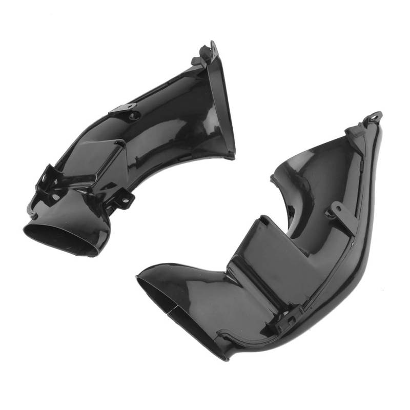 SIKUAI Motorrad Schwarz Lufteinlass Ram Rohr Kanal ABS Kunststoff Für YZF1000 YZF R1 2004 2005 2006, Schwarz von generic