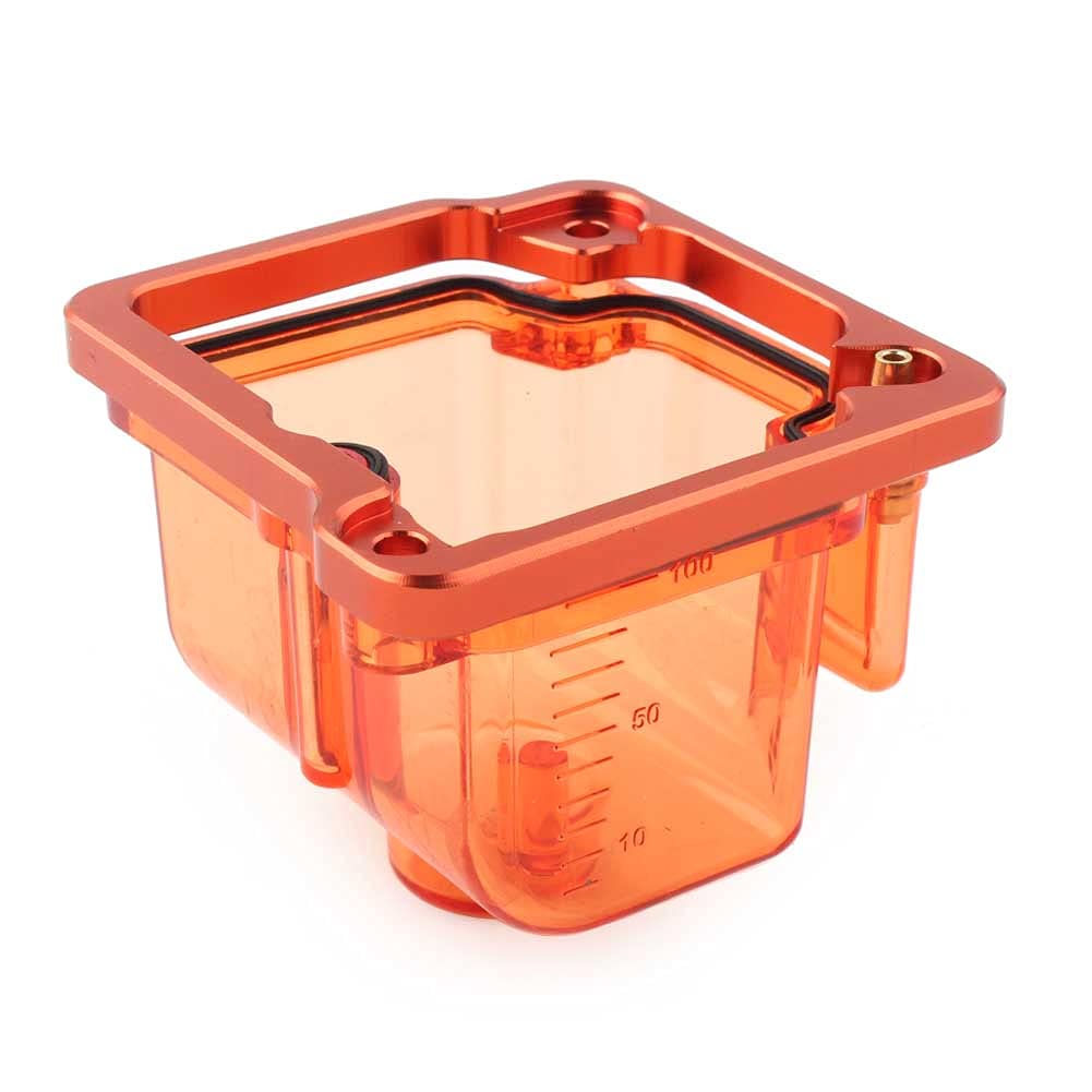 SIKUAI Vergaser Transparent Bottom Float Fall Schüssel Shell Carb Orange Kunststoff Für PWK I II 21mm-34mm Motorrad von generic