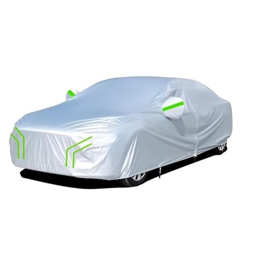 Abdeckplane für Audi A8 D3 2004-2010,UV-beständige Plane, wasserdichte, Winddichte, staubdichte und regensichere Autoabdeckung(Silver Green) von generisch