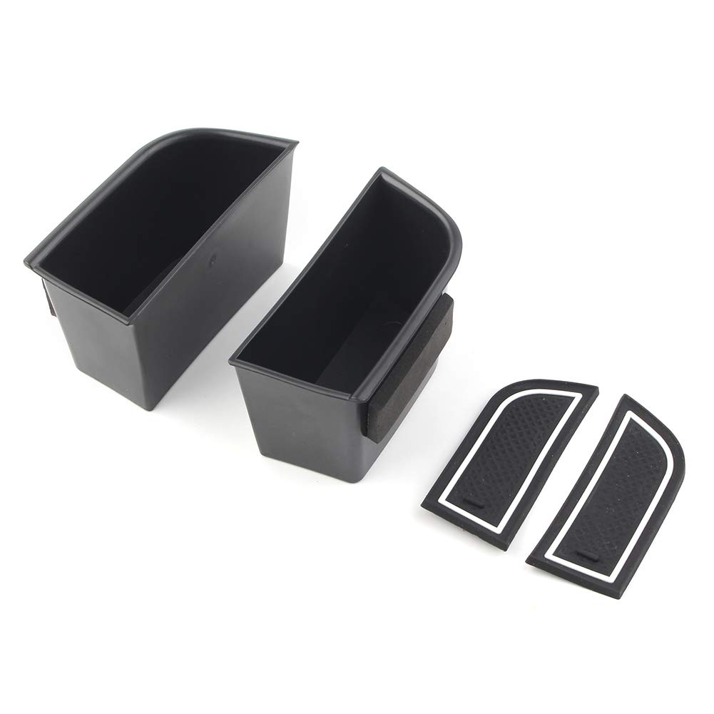 FSFYUK 2 stücke Auto Vordertür Griff Armlehne Lagerung Box Fall Telefon Container Schlüssel Halter Tray Bin Kit für MKZ 2017-2018 von generisch