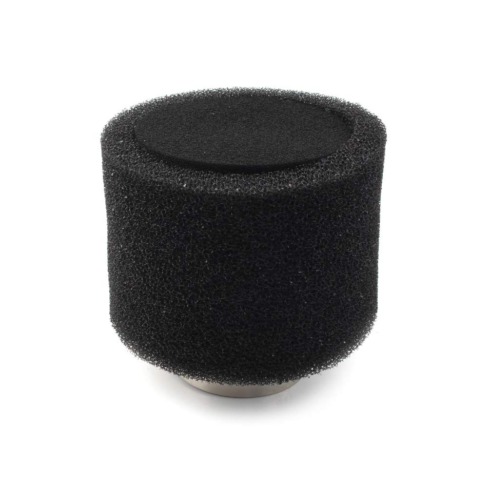 FSFYUK 38mm 1,49'' Schwarz Motorrad Luftfilter Schwamm Schaum Reiniger Gerade Rohr Für Pit Bike ATV Dirt Pit Bike ATV Quad Motorrad Motorrad Rolle von generisch