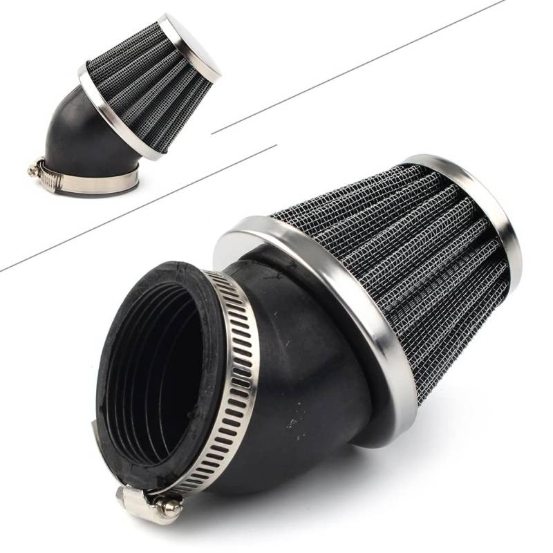 FSFYUK 50MM Kaltlufteinlass Luftfilter Power Intake Lufteinlasssystem Für Dirt Pit Quad ATV Bike Go Kart Für 50ccm Chinesischer Roller Für Aprilia F von generisch