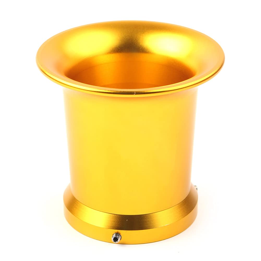 FSFYUK 50mm Gold Motorrad Luftfilter Wind Cup Carb Aluminiumlegierung Für PWK 21mm 24mm 26mm 28mm 30mm Vergaser, Für PE 28 30mm Vergase von generisch