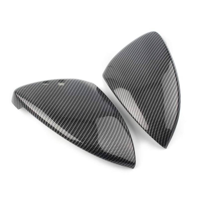 FSFYUK Auto Ersatz Seitenspiegel Abdeckung Trim Farbe Für Golf MK7 R Carbon Fiber 2PCs von generisch