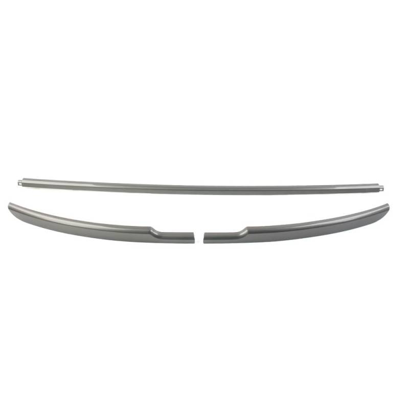 FSFYUK Auto Front Stoßfänger Formteile, Stoßfänger Formteil Abdeckung Streifen Lünette Trim Für Royal EnfieldRange Rover LR038735, LR057638, LR038736, 2013-2017, Unten (Grau) von generisch