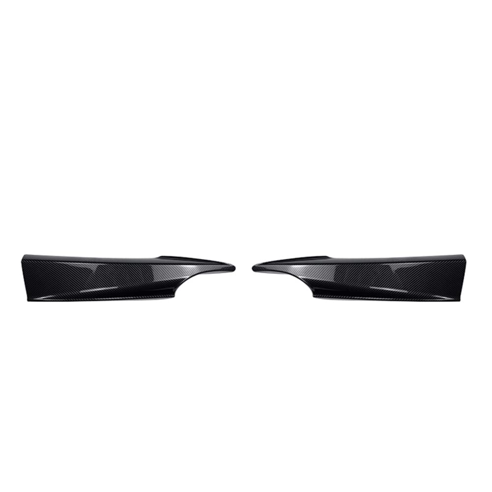 FSFYUK Auto Links & Rechts Finnen Spoiler Canards, Frontstoßstange Seitensplitter Canard Lippe Seiten Canard ABS Für 3er GT F34 320i 325i M Sport 2014 2015 2016 2017 2018 2019, Kohlefase von generisch