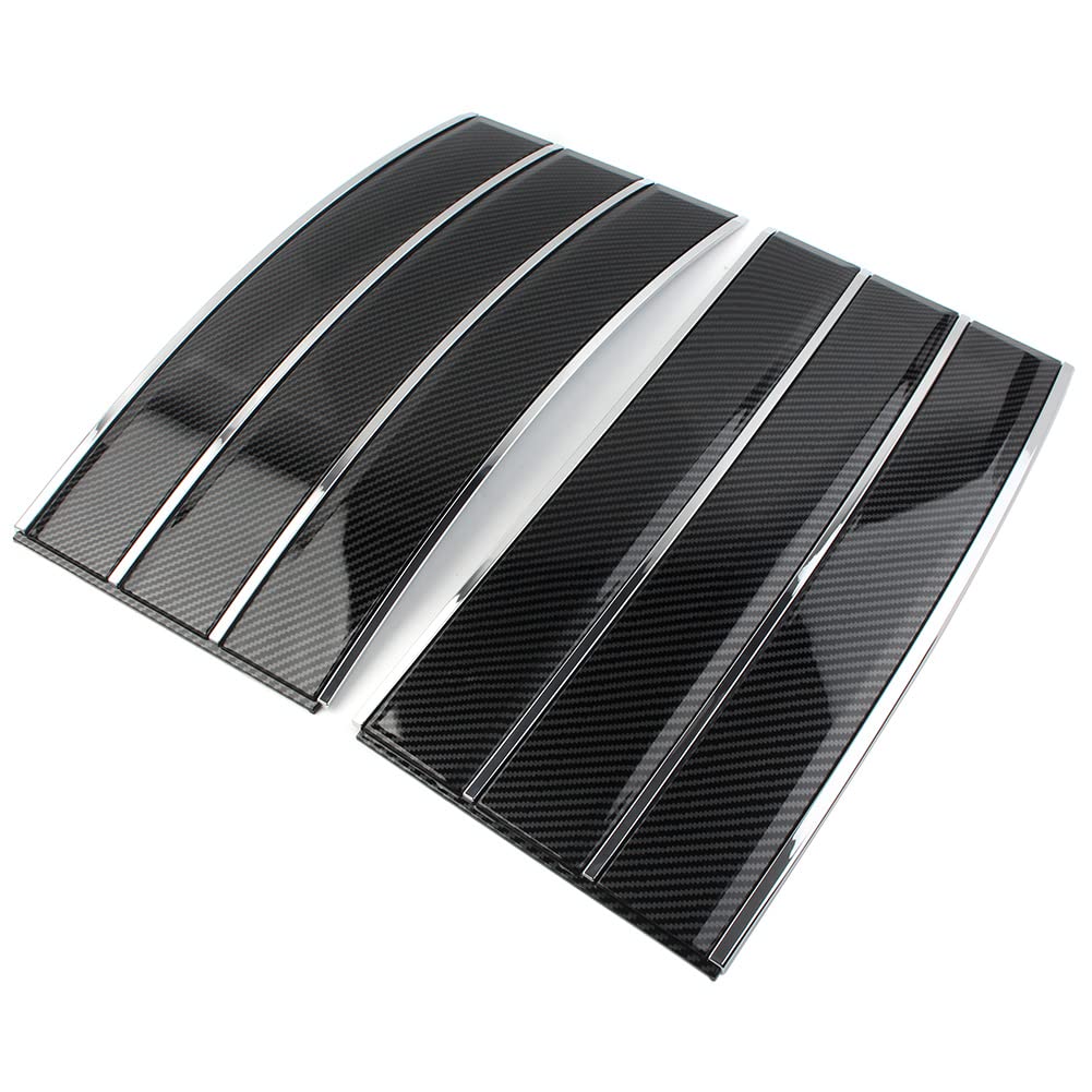 FSFYUK Auto Seite Mesh Vent Grille Kotflügel Rahmen 2Pcs Für Für 2013-2017 von generisch