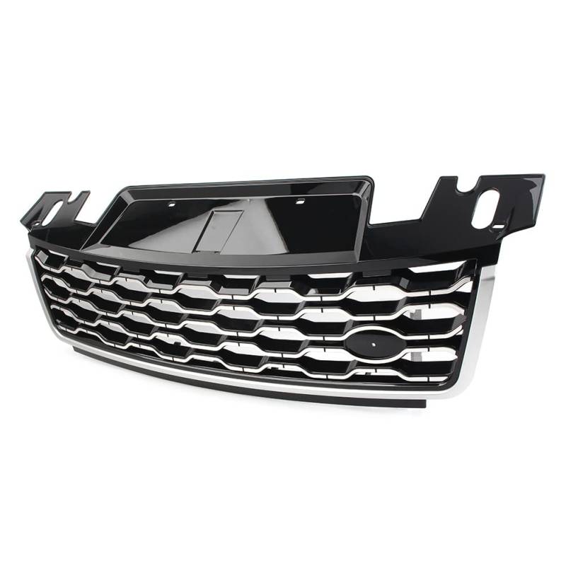 FSFYUK Automative Frontgrill Grill Abdeckung Trim Protector Für Sport 2018-2019, Schwarz & Silbe von generisch