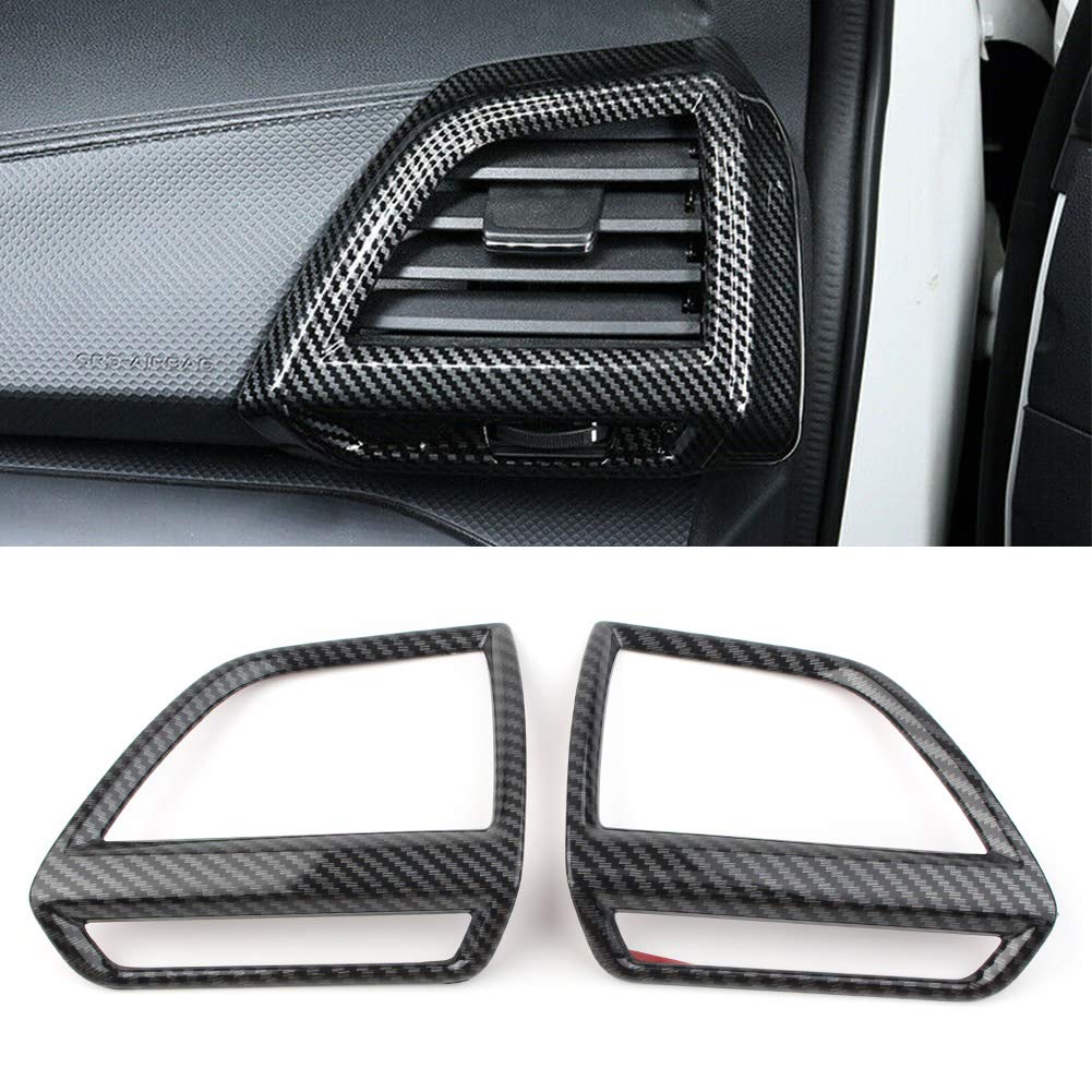 FSFYUK Carbon Fiber Auto Vorne Innen Seite Air Vent Outlet Abdeckung Rahmen Trim Auto Innen Zubehör Dekor Für Forester 2019 2020 von generisch