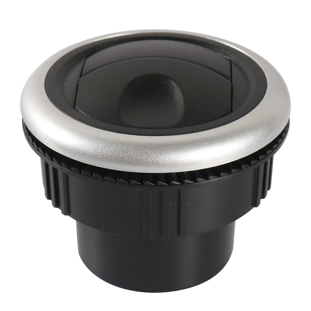 FSFYUK Klimaanlage Outlet Chrom & Schwarz 71/60/47mm Runde Air Vent Für RV, boot, Bus, Auto etc von generisch