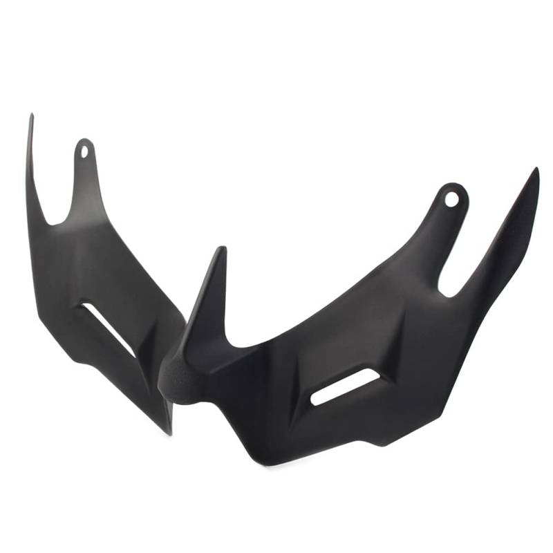 FSFYUK Motorrad Frontverkleidung Winglet Aerodynamischer Spoiler Für YZF R3 R25 2014-2018, Schwarz von generisch