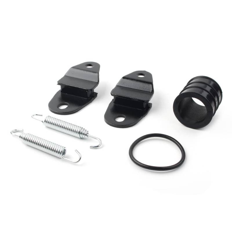 FSFYUK Motorradzubehör Auspuffhalter Motorradauspuff Schalldämpfer Halterungen Halterungen Kit 99135 Für ATV Banshee 350 YFZ350 1987-2006, YFZ350LE 2003-2004, YFZ350SE 2005-2006, Schwarz von generisch