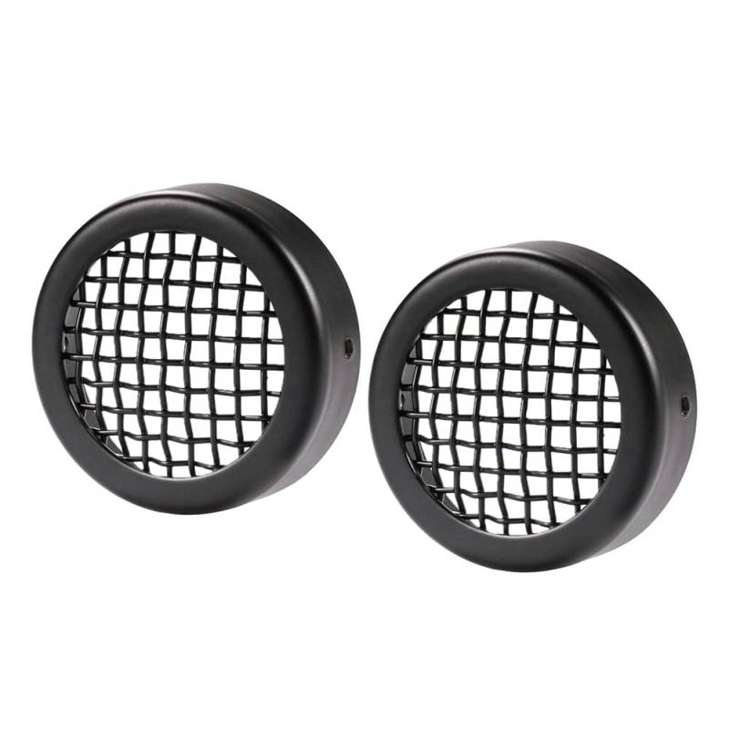 FSFYUK Paar Blinker Licht Grill Schutz Schutz Abdeckung Mesh Blenden Schwarz Für XL883 XL1200 X48 von generisch