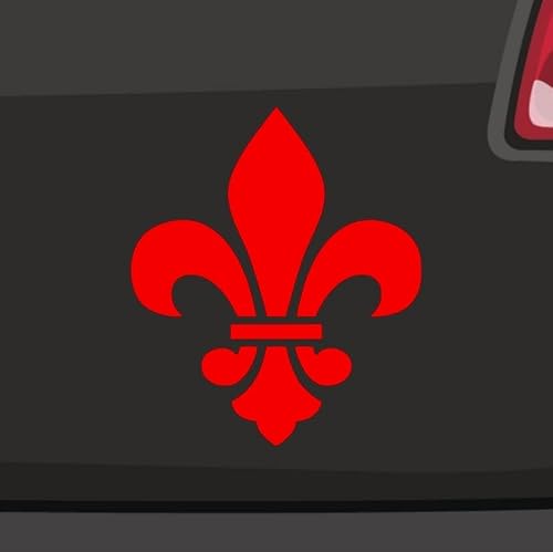 Heraldische Lilie Aufkleber -6 Größen 21 Farben- Fleur de Lis Wappen Frankreich von swor