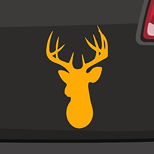 Hirsch Aufkleber Sticker Konterfei Deer Silhouette Rotwild Jäger Jagd Kleber JDM in 6 Größen und 21 Farben von generisch