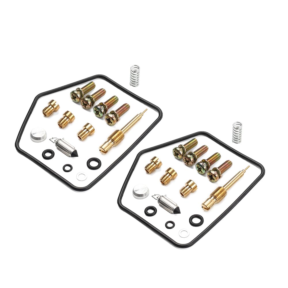 SIKUAI 2 Sätze Vergaser Carb Reparatur Kit Gummi, Messing Für KZ440 A LTD Gürtel 80-83 SIKUAI 2 Sätze Vergaser Carb Reparatur Kit Gummi, Messing Für KZ440 A LTD Gürtel 80-83 von generisch