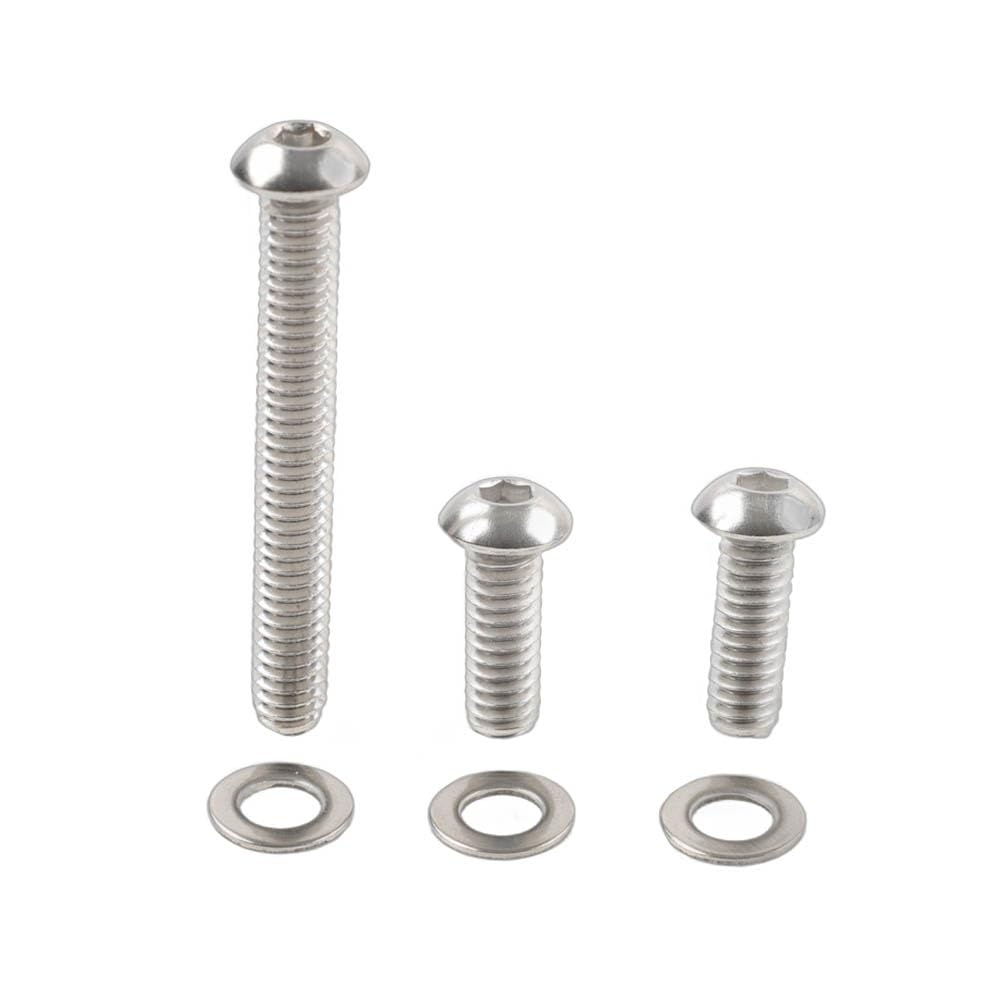 SIKUAI 3-teiliges Torx-Schraubenset für Windschutzscheibe, Verkleidung, Edelstahl, silberfarben Für Electra/Street/Tri Glide Ultra Limited 14+ Motorrad SIKUAI 3-teiliges Torx-Schraubenset für Windschutzscheibe, Verkleidung, Edelstahl, silberfarben Für Electra/Street/Tri Glide Ultra Limited 14+ Motorrad von generisch