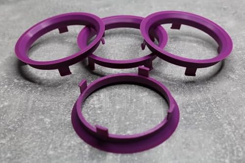 Zentrierringe Distanzringe 70,1 mm x 65,1 mm violett für Alufelgen von generisch