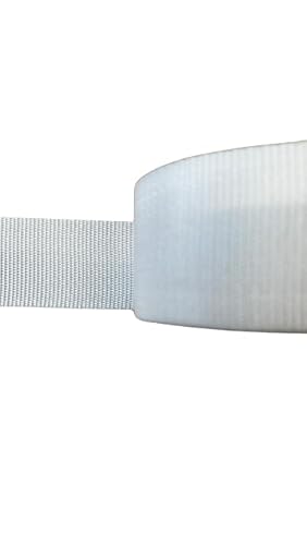 ggm Gurtband Polypropylene Robust 2,5m 5m 10m Längen schwarz weiß (weiß 30mm, 5,0m) von ggm