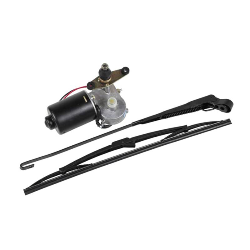 12V Universal Scheibenwischermotor mit Arm und Blatt 60° 20"(50cm) Kunststoff für Boot Yacht von ghtmarrine