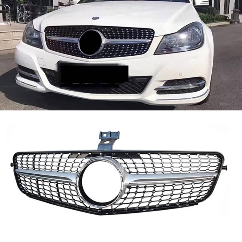 ghuitylk Auto Front Niere Kühler, Double Slats Grill, für Mercedes-Benz C Class W204 C180 C200 C300 C250 C350 2008-2014 von ghuitylk