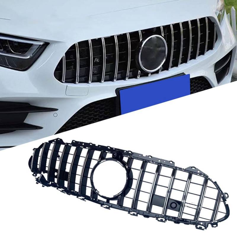 ghuitylk Auto Front Niere Kühler, Double Slats Grill, für Mercedes-Benz CLS Class C257 GT 2019 2020 2021 2022 2023 von ghuitylk