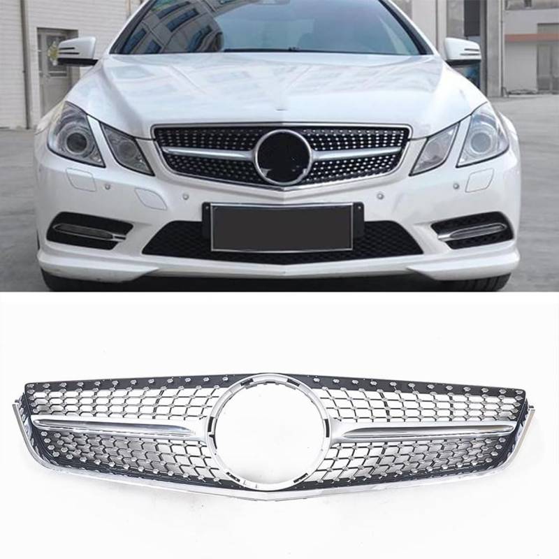 ghuitylk Auto Front Niere Kühler, Double Slats Grill, für Mercedes-Benz E Class Coupe W207 C207 AMG 2009-2013 von ghuitylk