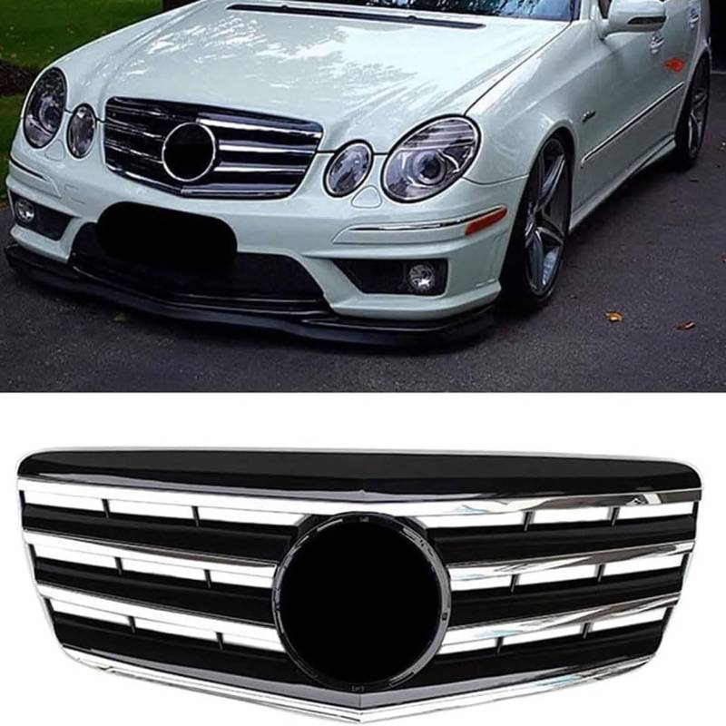 ghuitylk Auto Front Niere Kühler, Double Slats Grill, für Mercedes-Benz E Class W211 E320 E350 2007 2008 2009 von ghuitylk